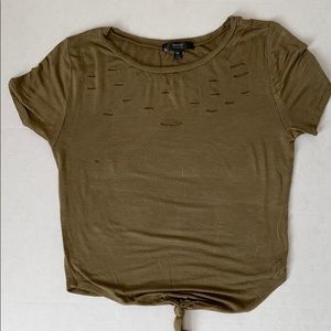 Green with holes ( RedBox) shirt